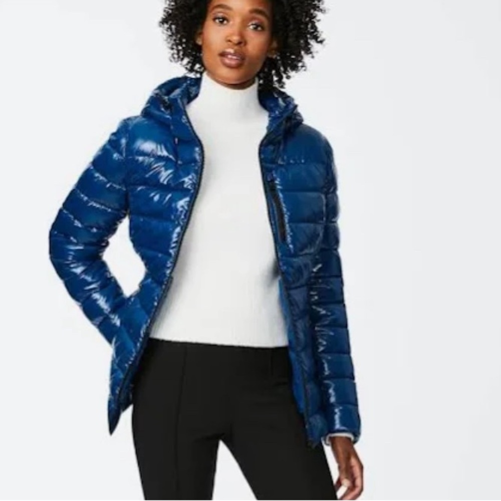 Bernardo shiny packable jacket